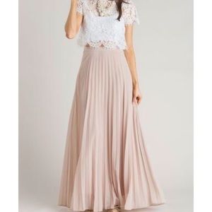 Day & Night || Pleated Maxi Skirt
